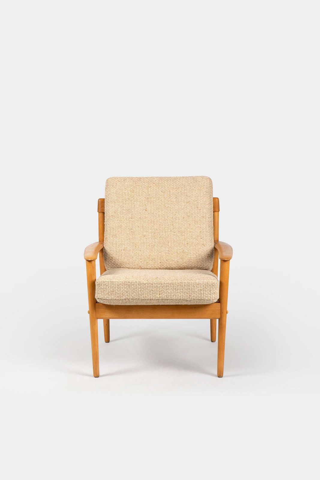 Pair Of Grete Jalk, Pj 56 Lounge Armchairs, Poul Jeppesen, 1960s photo 3504.0