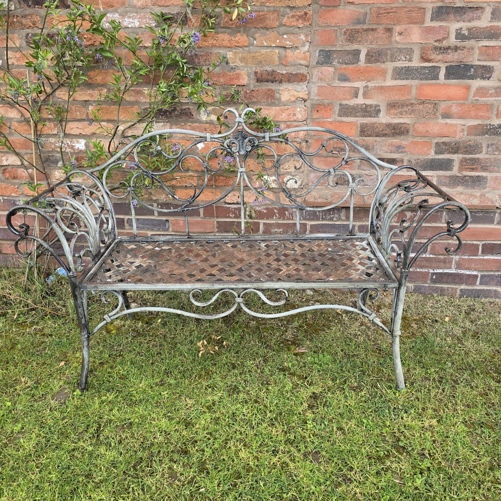 Very Good French Metal Garden Bench