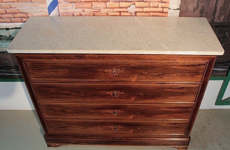 Chest Of Drawers Charles X Rosewood 19th photo furniture