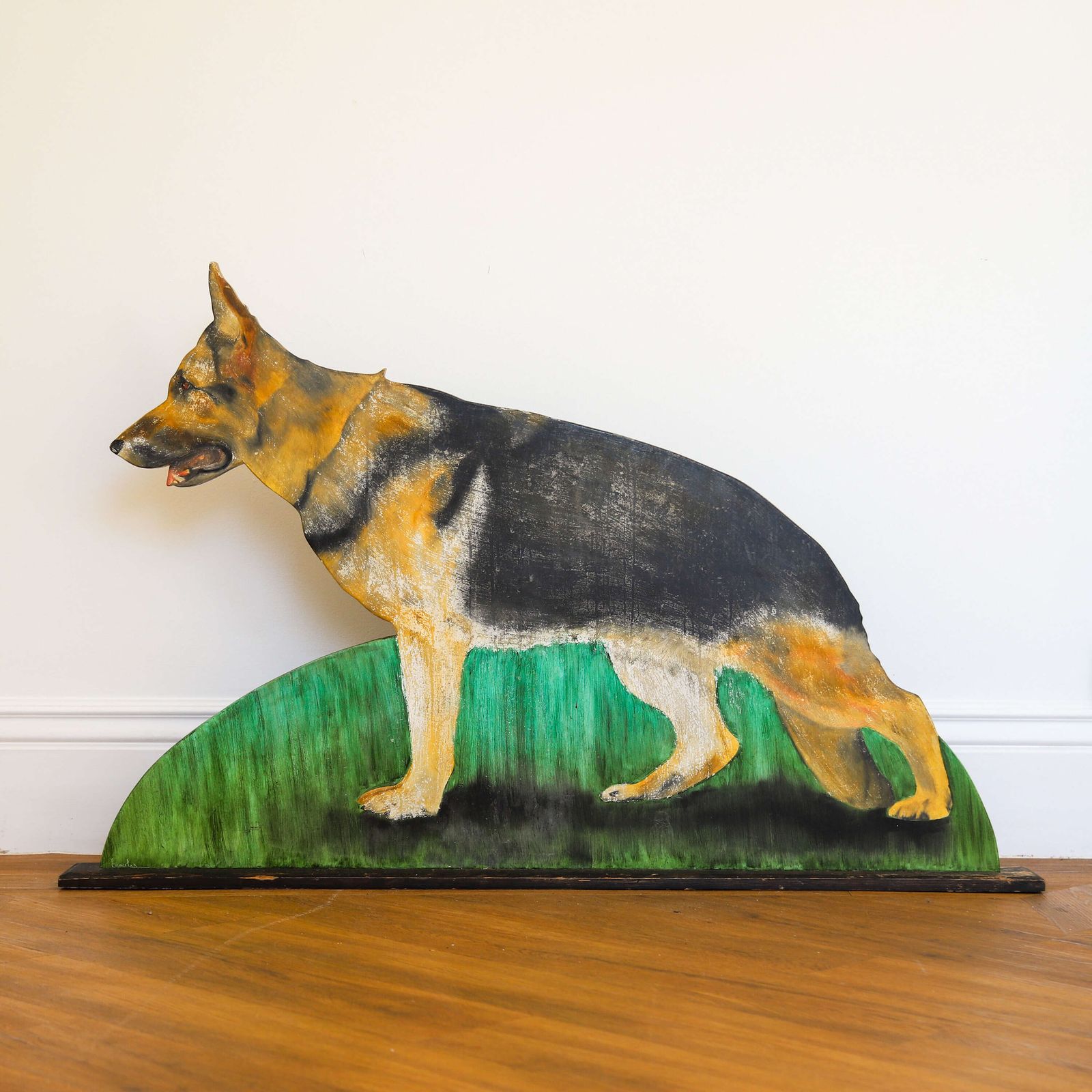 Painted Dummy Board Of An Alsatian/German Shepherd, English, 1970s–1980s photo furniture