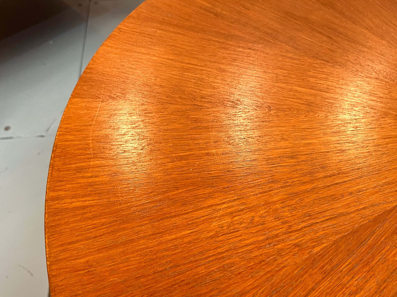 A.H. McIntosh, Mid Century Teak Sunburst Coffee Table photo 475.0