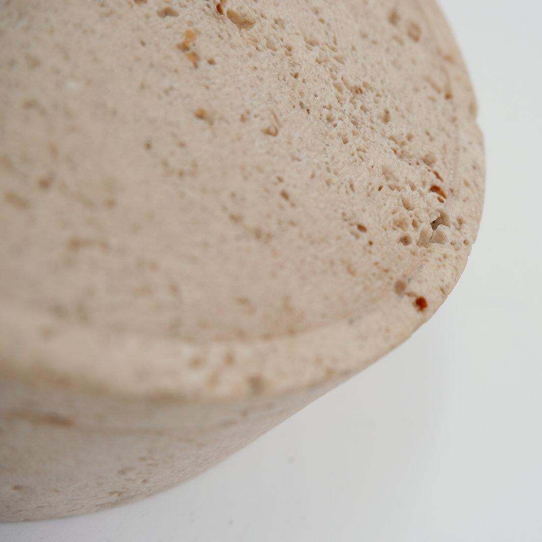 Midcentury Decorative Box In Travertine Enzo Mari Style, Italy 1970s photo 381.0