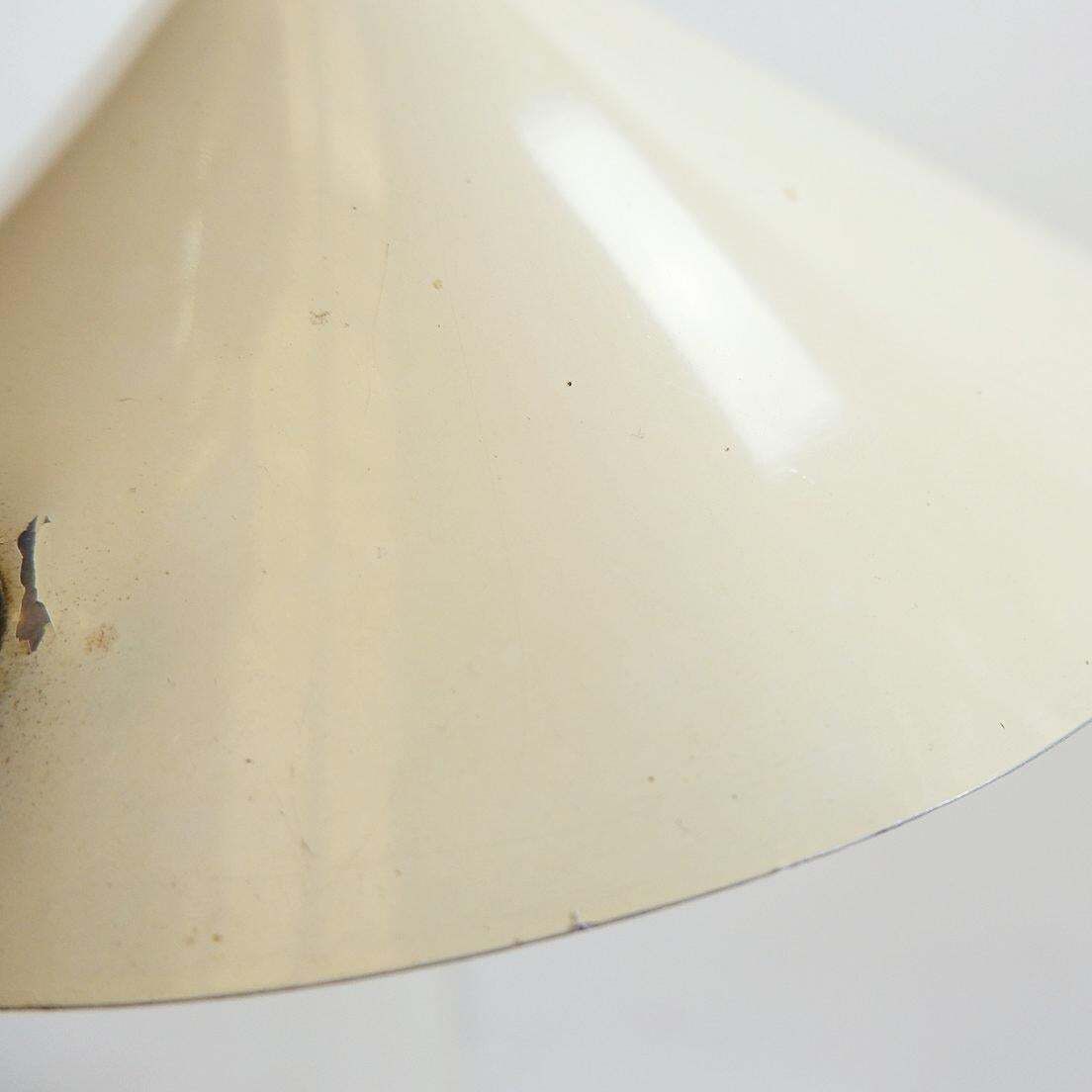 photo furniture Stilux Milano Desk Or Wall Lamp In Creamy White Lacquer With Brass Details