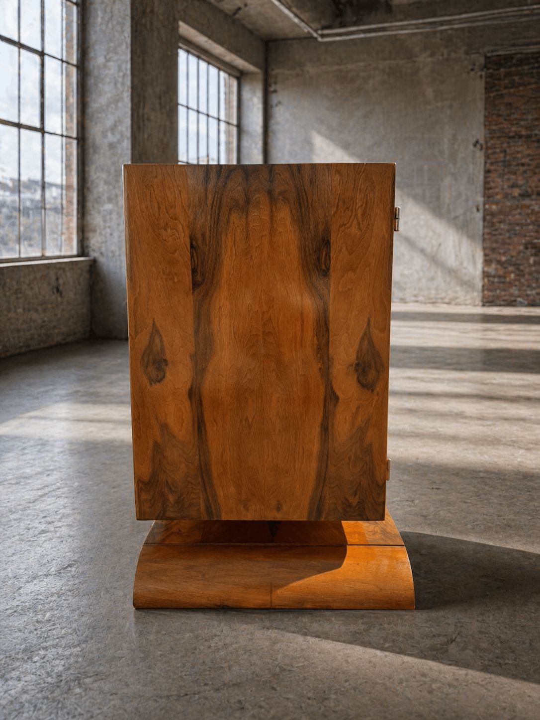 Art Deco Walnoten Dressoir / Kast, Jaren 1930–1940, Midden Europa photo Meubels