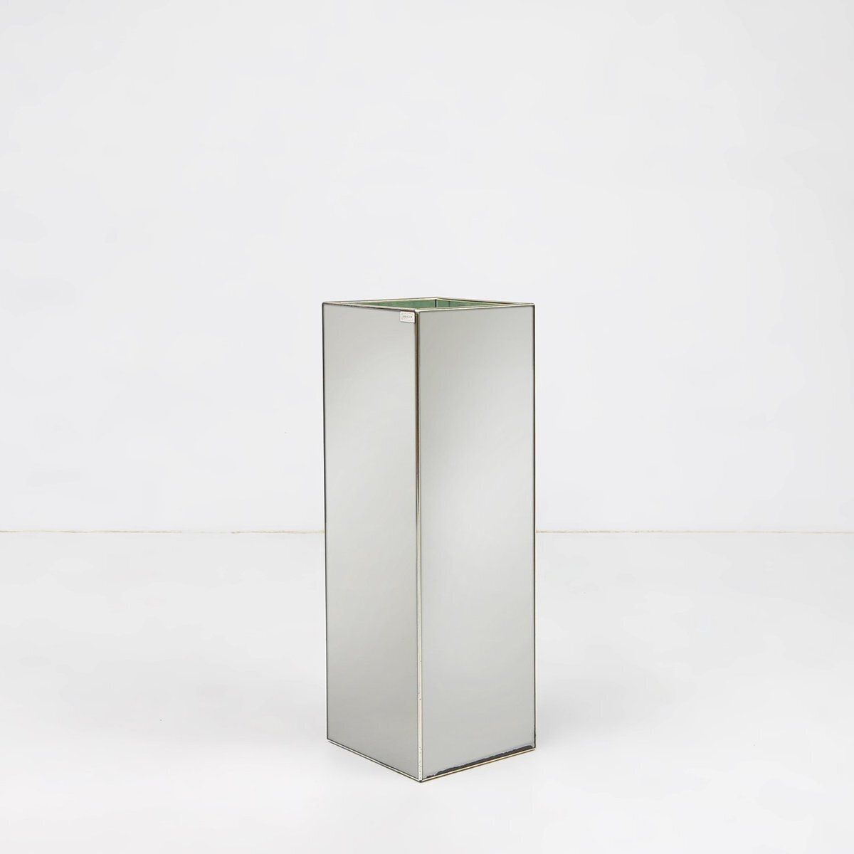 Mid‑Century Mirrored Plant Stand From Deknudt, Belgium, 1980s