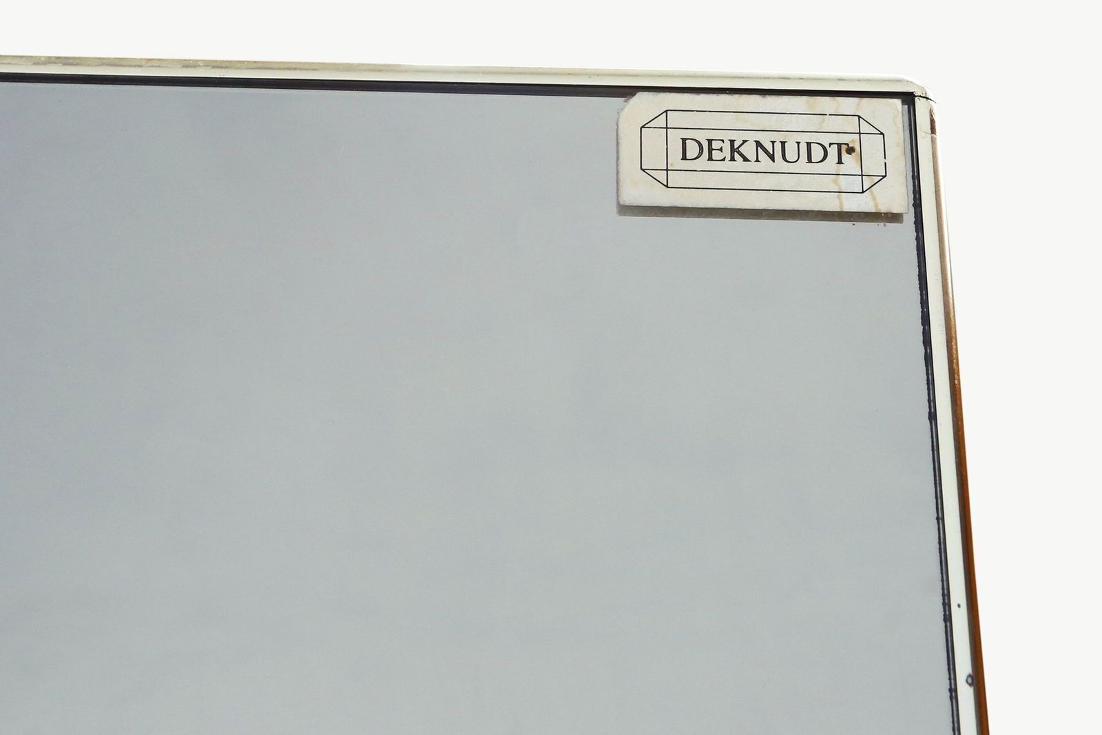 Mid‑Century Mirrored Plant Stand From Deknudt, Belgium, 1980s photo for sale