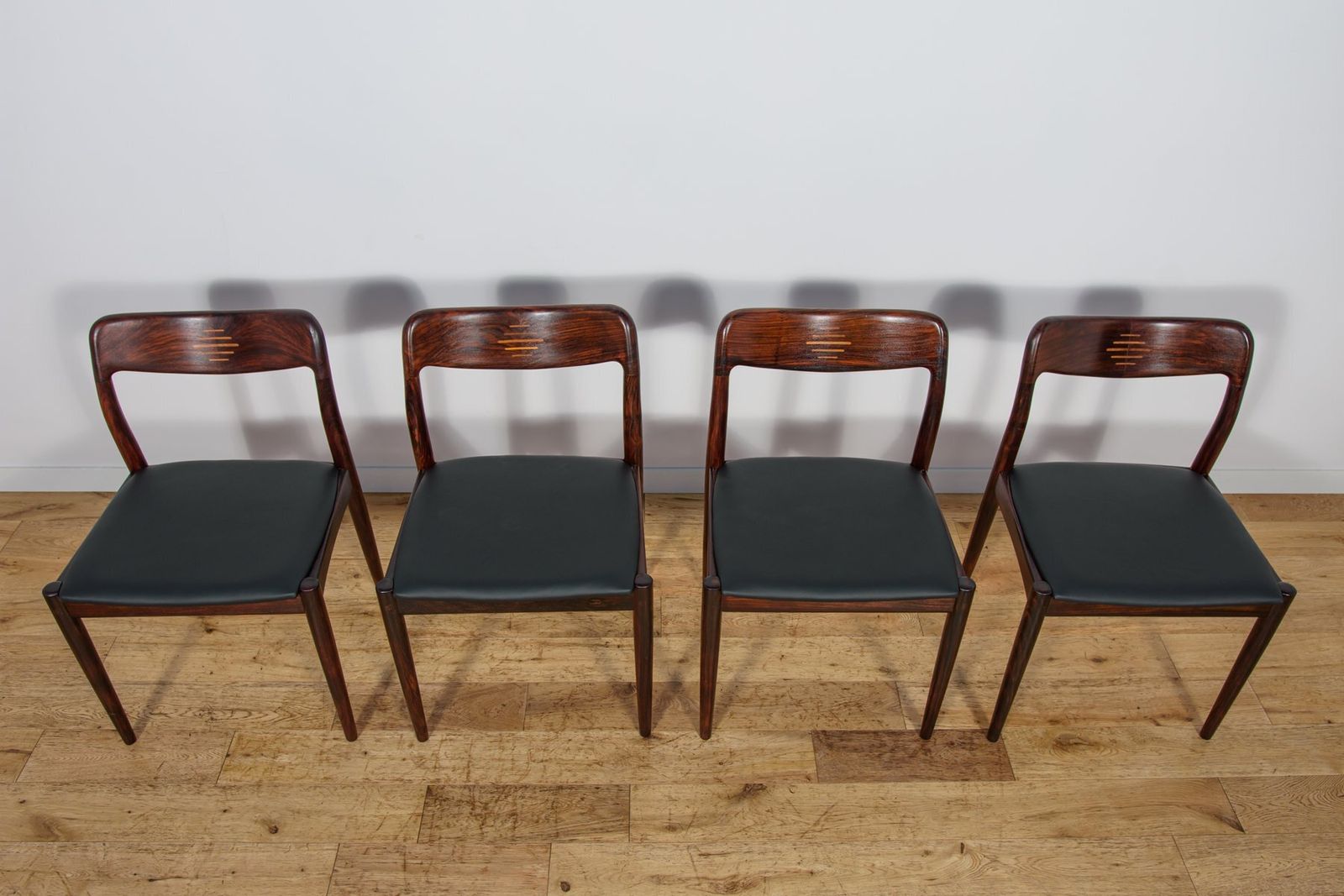 Mid Century Danish Dining Chairs From Uldum Møbelfabrik, Denmark, 1960s, Set Of 4 photo Furniture