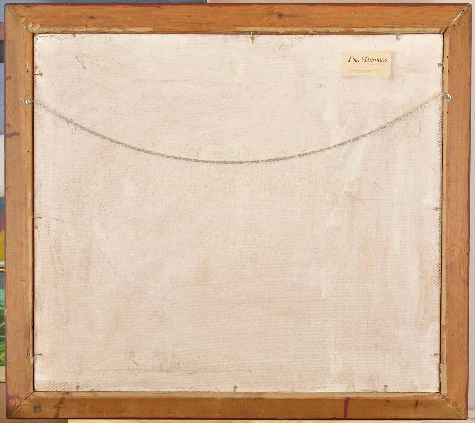 Lia Bumanehunstmans' Still Life. Oil On Cardboard. 75x85 Cm. Signed1986 photo 1596.0