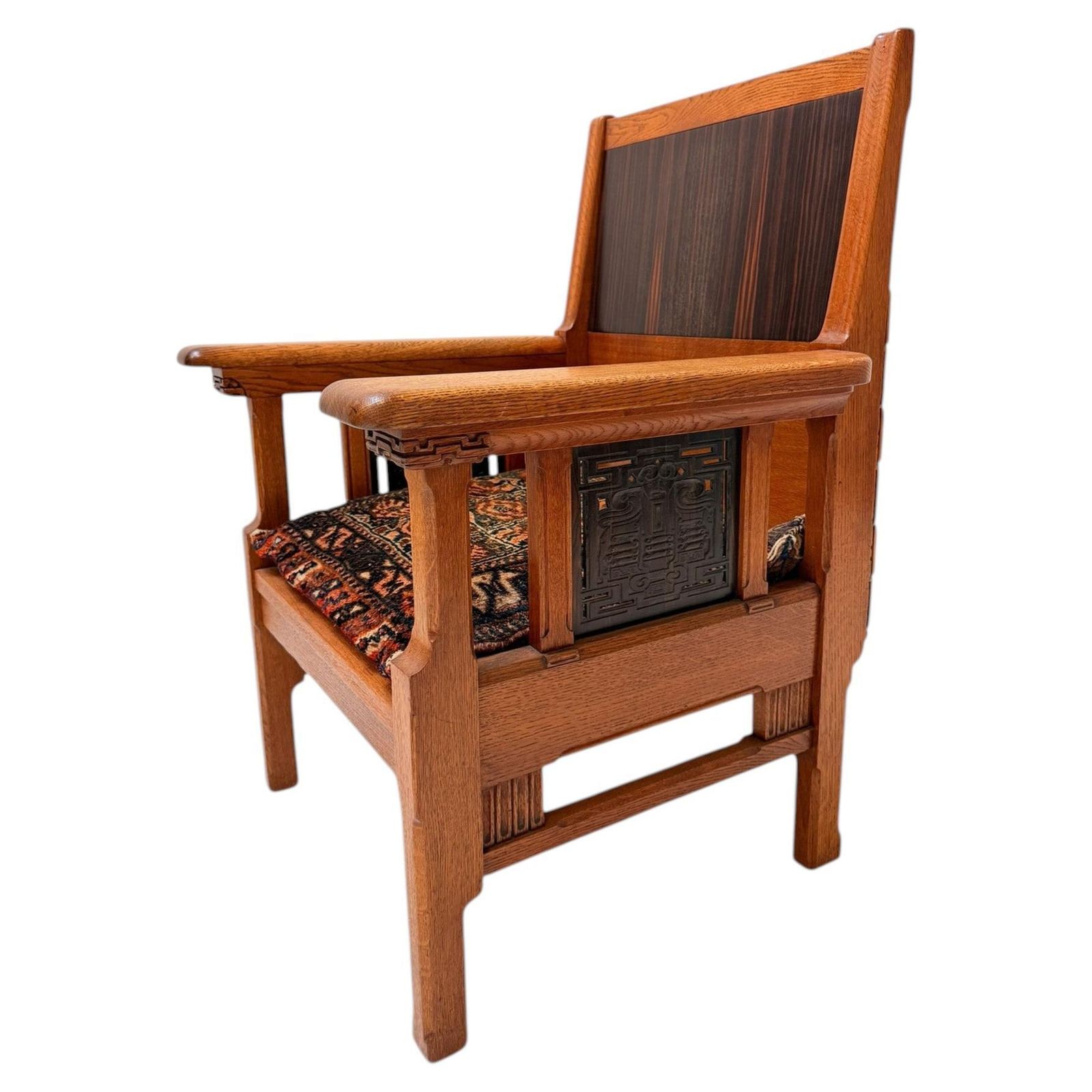 Arts & Crafts Art Nouveau Armchair By Carel Adolph Lion Cachet, 1900s