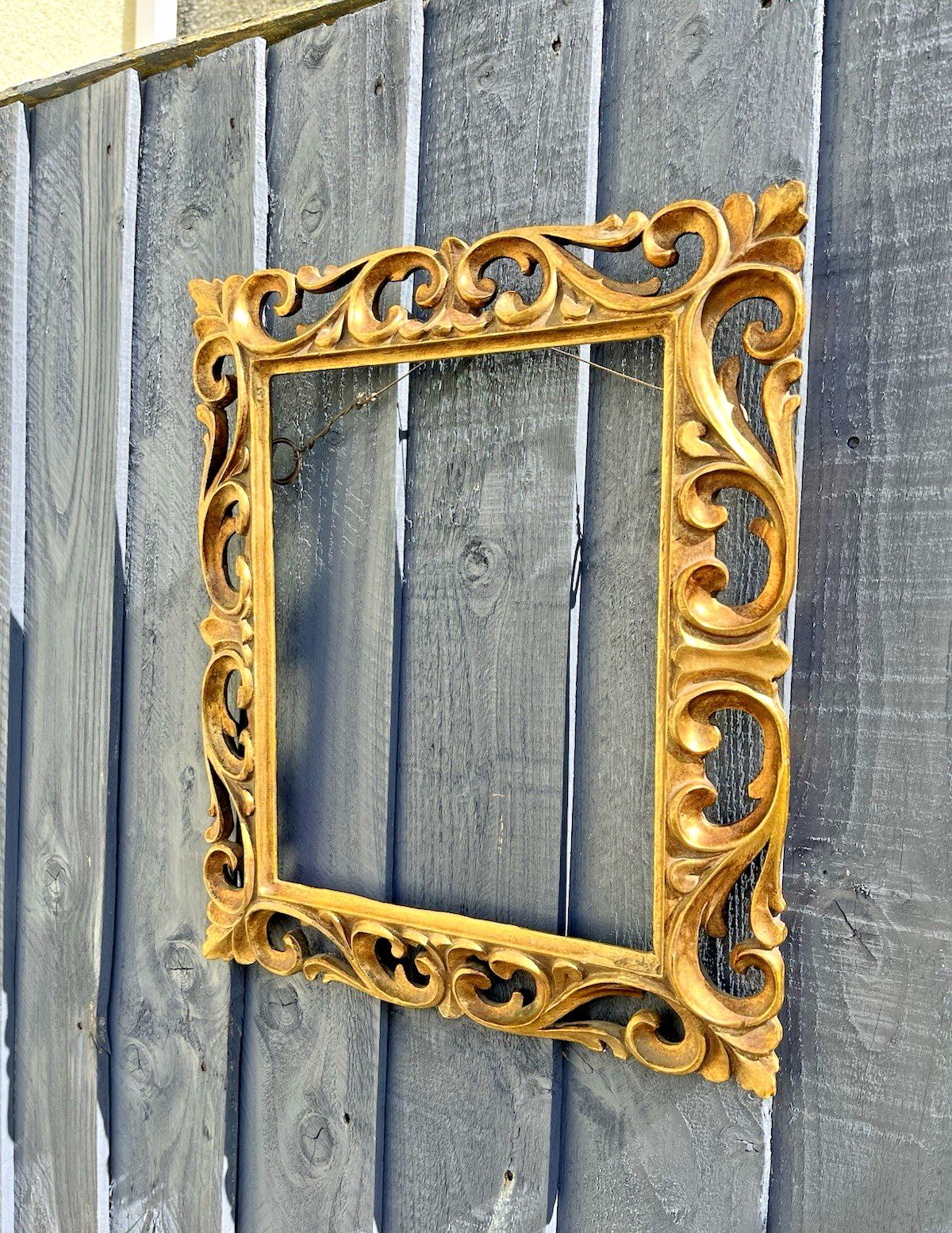 Superb Italian Ornate Giltwood Rococo Frame For Antique Picture Painting Mirror photo Home Decor