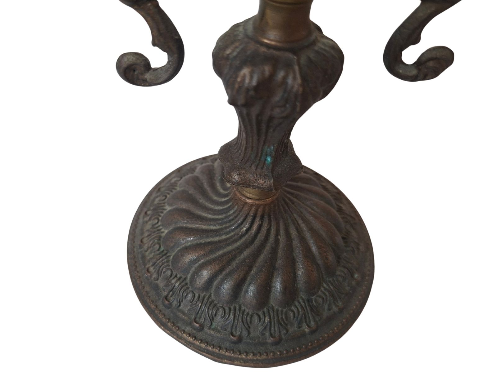 Coppia Di Candelabri Antichi In Bronzo Massiccio – Fine '800 – Stile Luigi XV photo Home Decor