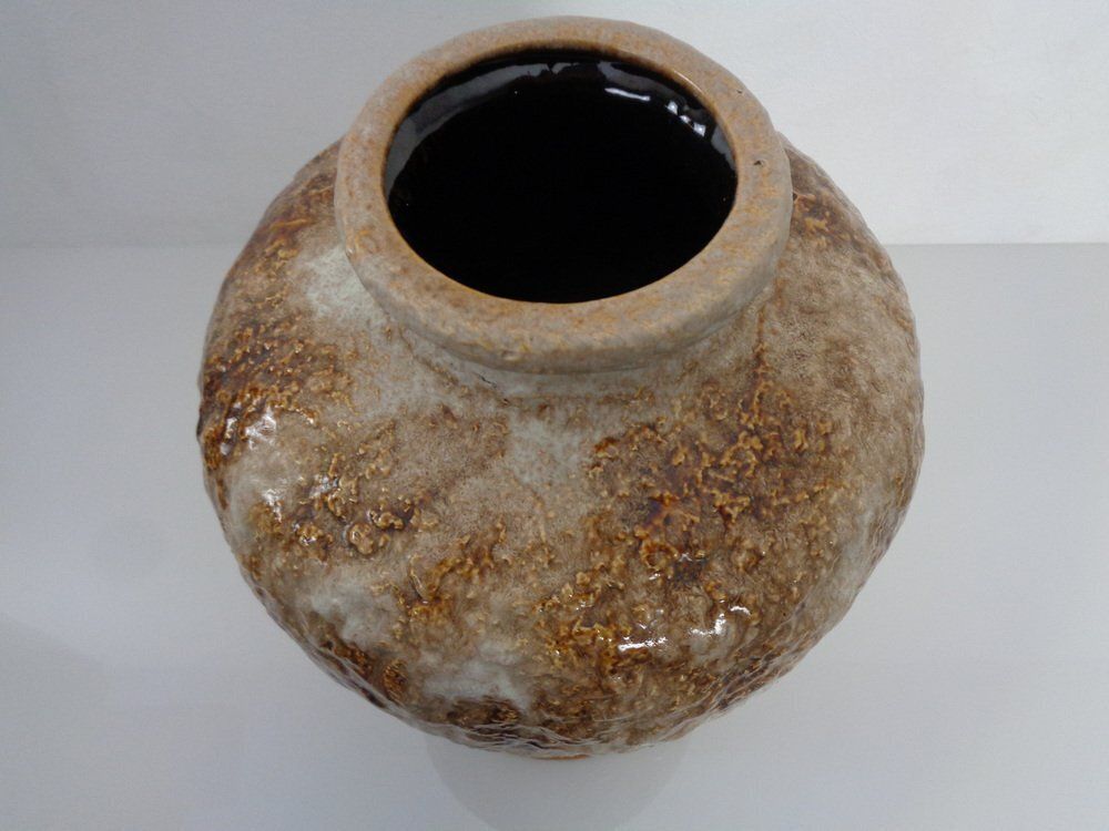 photo furniture Large Lava Ceramic Model 650/45 Vase From Dümler & Breiden, Germany, 1970s
