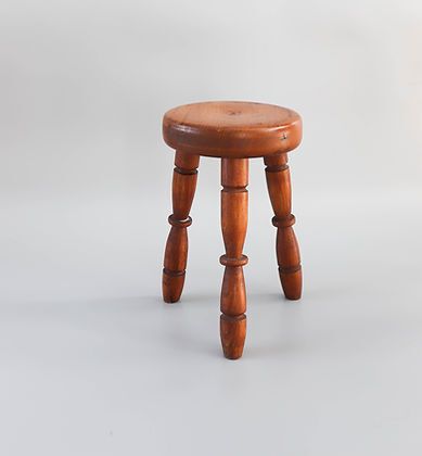 A Rustic Milking Stool, 1950s photo furniture