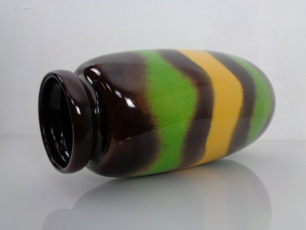 photo for sale Large Pop Art Model 284 47 Vase In Glazed Ceramic From Scheurich, Germany, 1970s