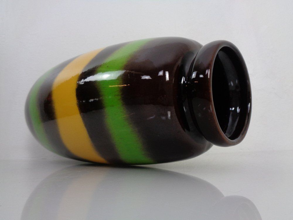 330.0 Large Pop Art Model 284 47 Vase In Glazed Ceramic From Scheurich, Germany, 1970s photo