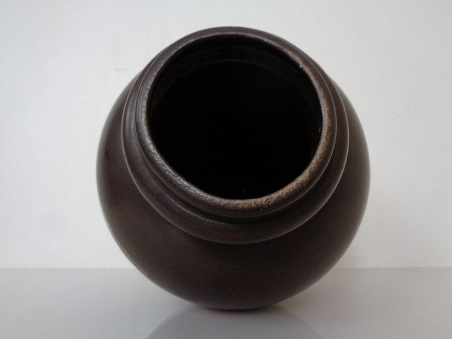 391.0 Large Pop Art Model 286 42 Vase In Glazed Lava Ceramic From Scheurich, Germany, 1970s photo