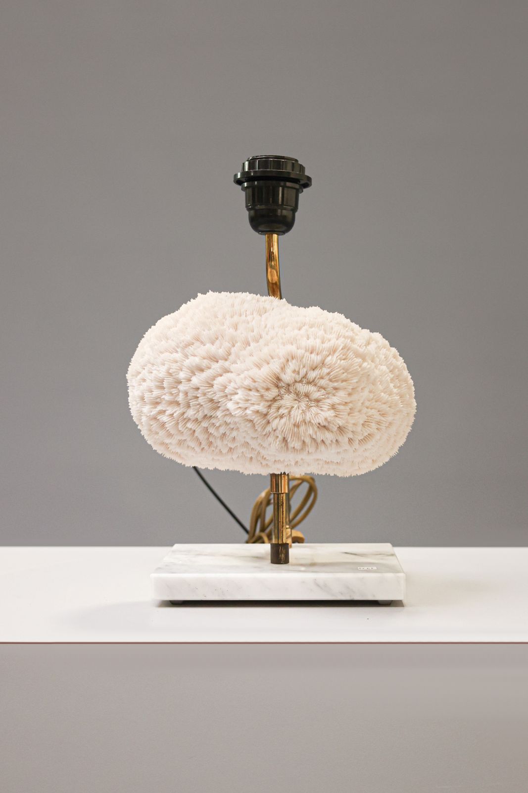 Halomitra Pileus (Coral) Tafellamp, Jaren 1970.