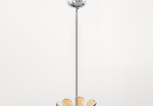 photo vinterior Flower Pendant Lamp van Carlo Nason voor Mazzega