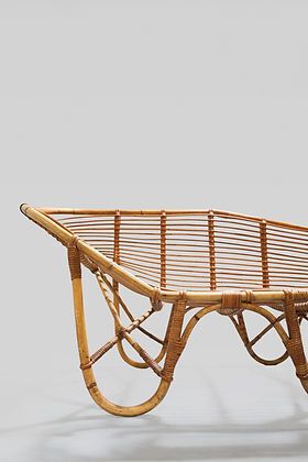 photo furniture Vintage Rattan Design Sofa, 1960s