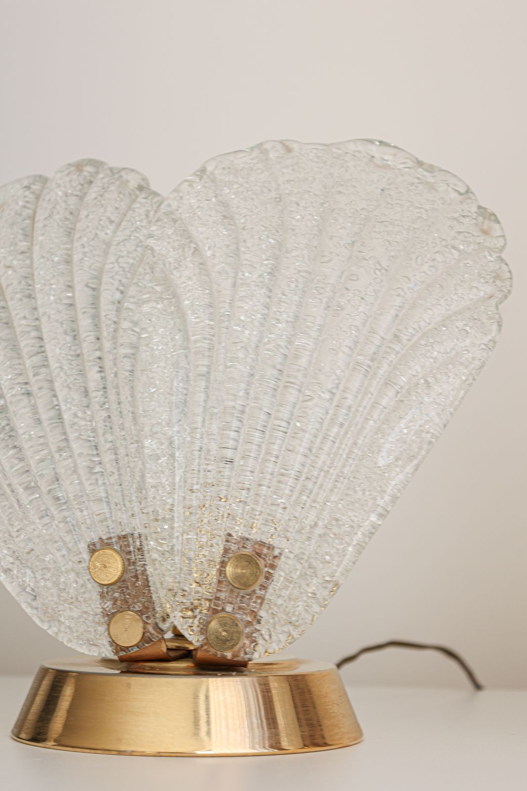 Lot de 2 lampes de table en verre de Murano, Italie, années 1980. photo buy