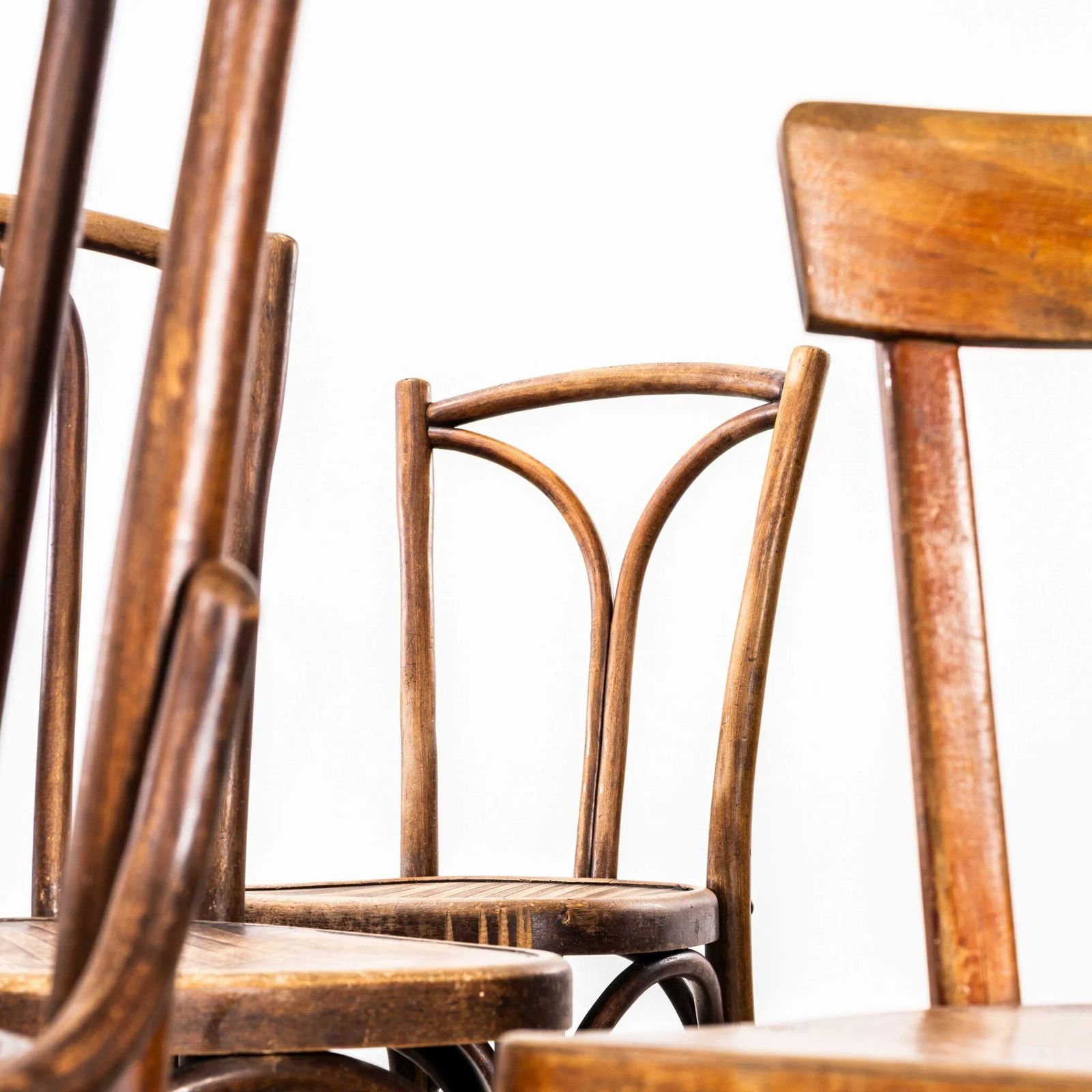 1950’s Harlequin Mixed Standard Pub Dining Chairs – Set Of Thirty photo vinterior