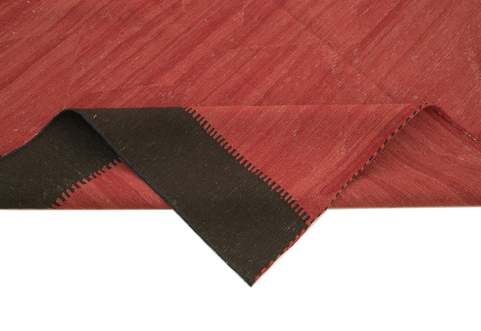 Tapis kilim contemporain rouge 6x8   30102 photo vinterior