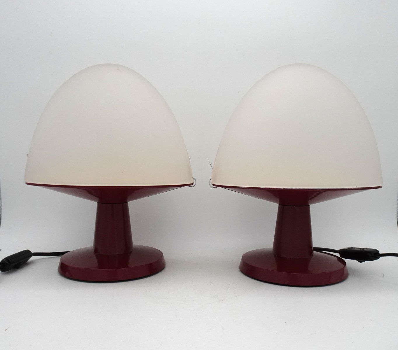 Dolly Table Or Bedside Lamps From Valenti Luce, Milan, 1980s, Set Of 2 photo Lighting