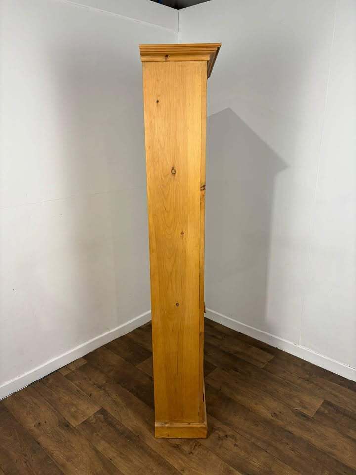 Modern Solid Pine Waxed Bookcase photo furniture