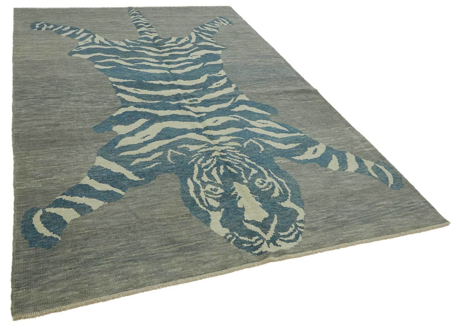 7x10 Hand Knotted Tiger Oushak Rug   46694 photo furniture
