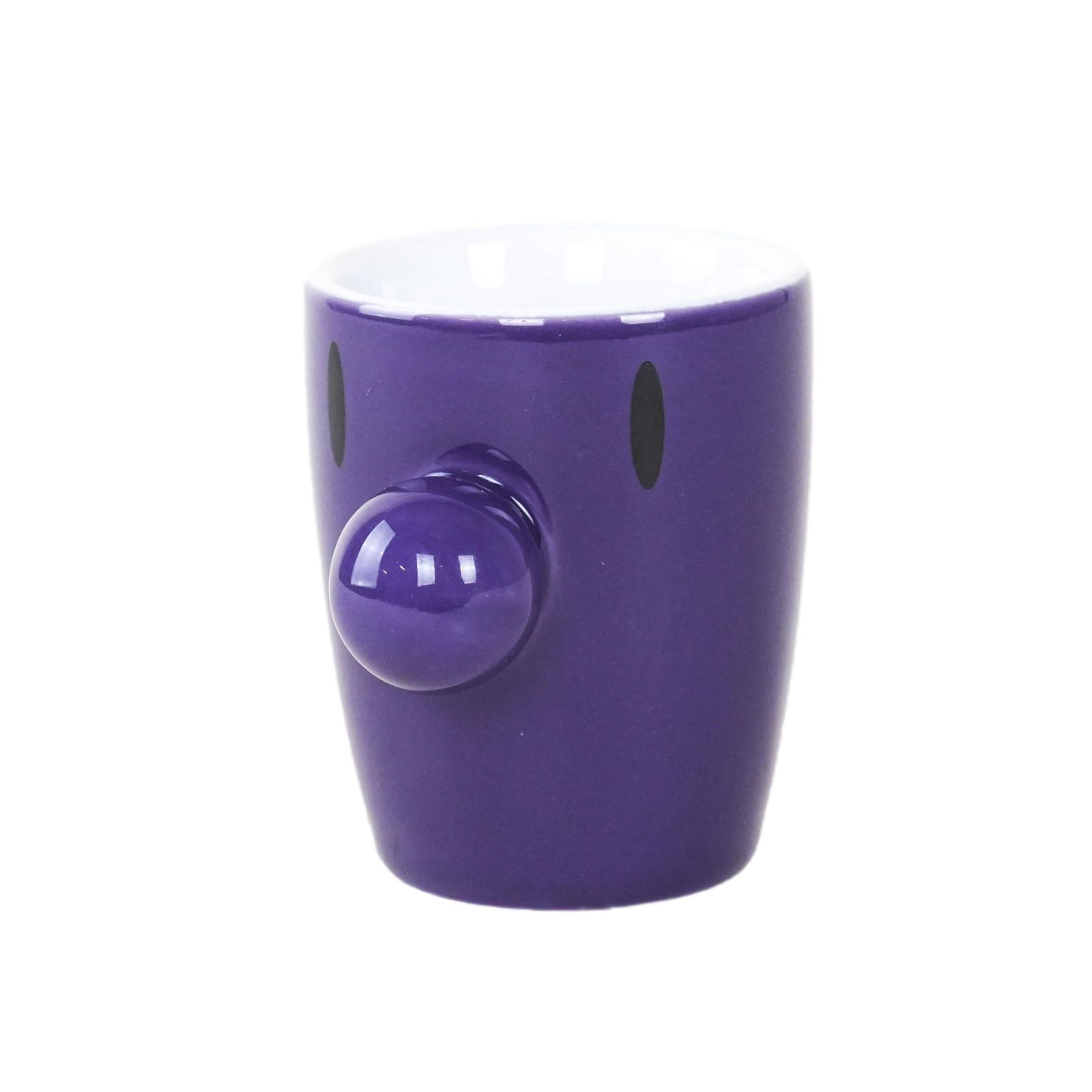 Purple Porcelain Mug, Danish Design, 1970s, Manufactured By Hoptimist