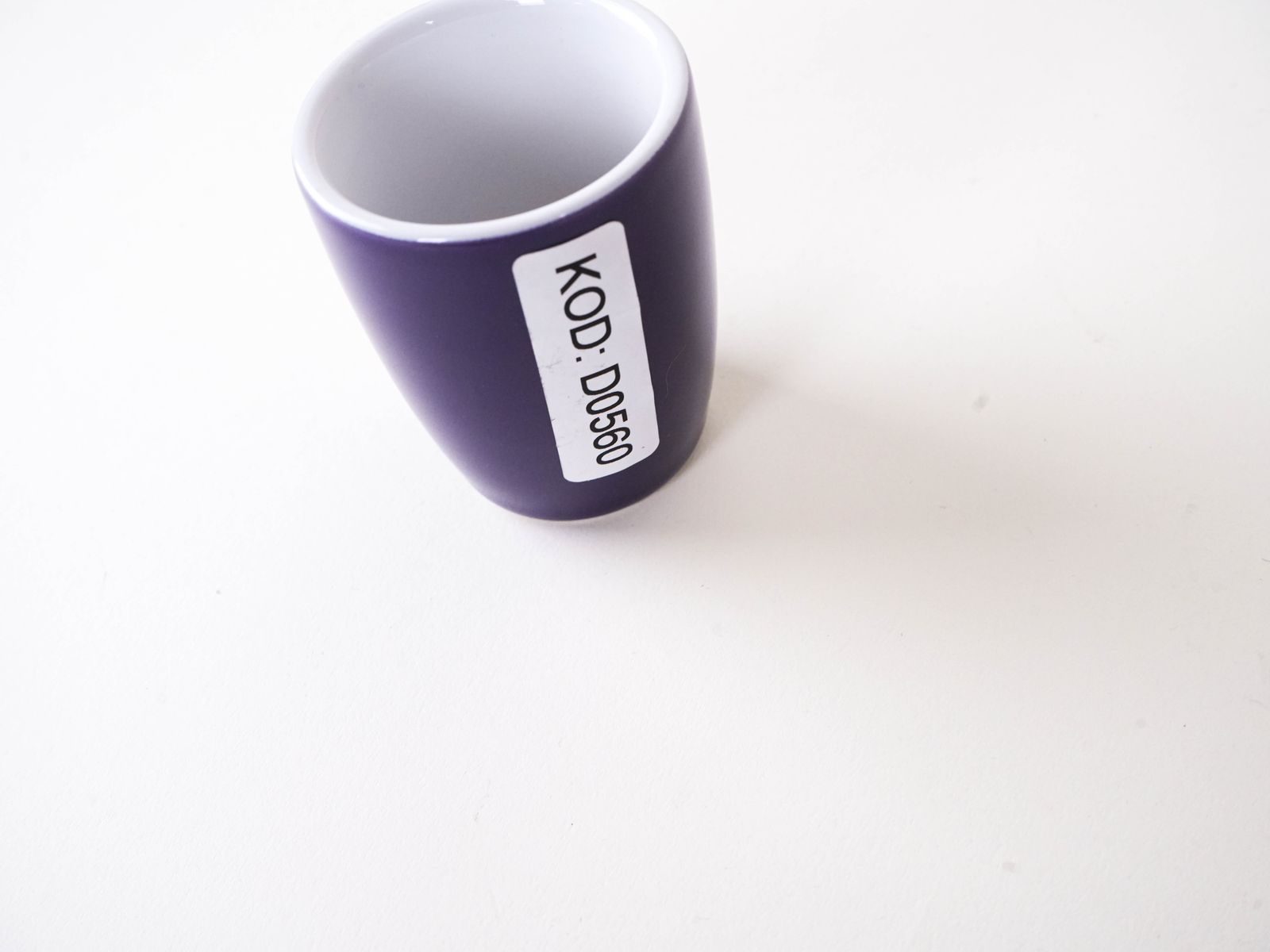 Purple Porcelain Mug, Danish Design, 1970s, Manufactured By Hoptimist photo vinterior