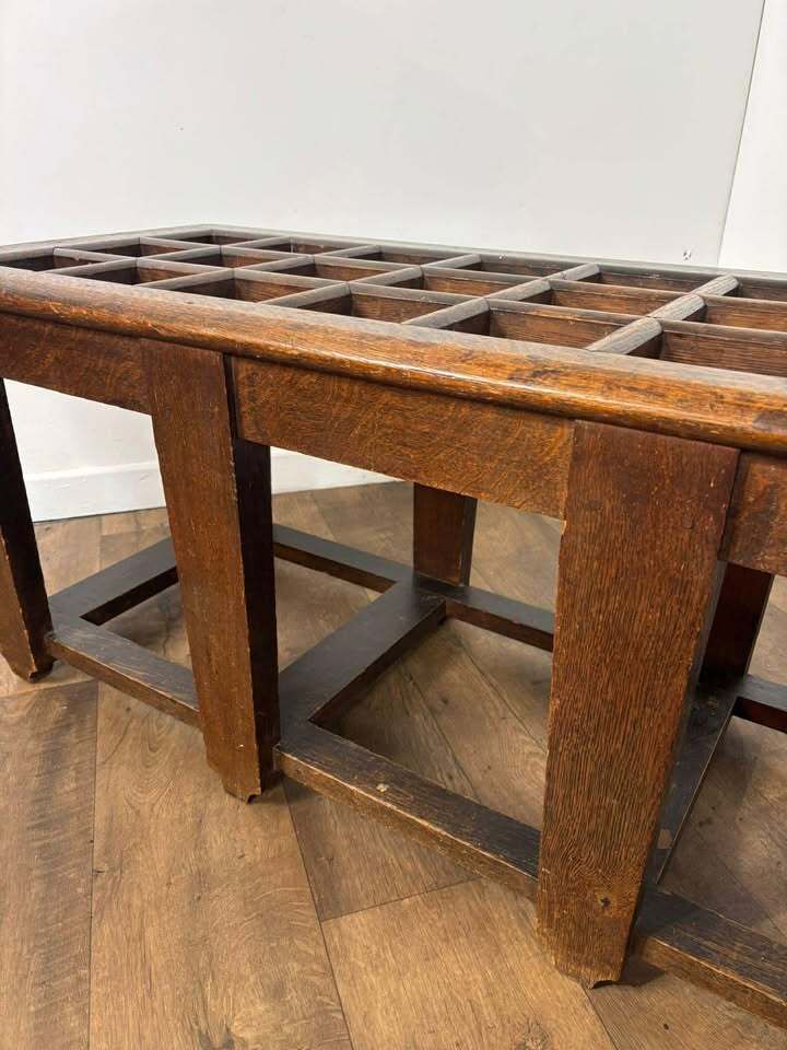 Edwardian Oak Luggage Stand photo furniture