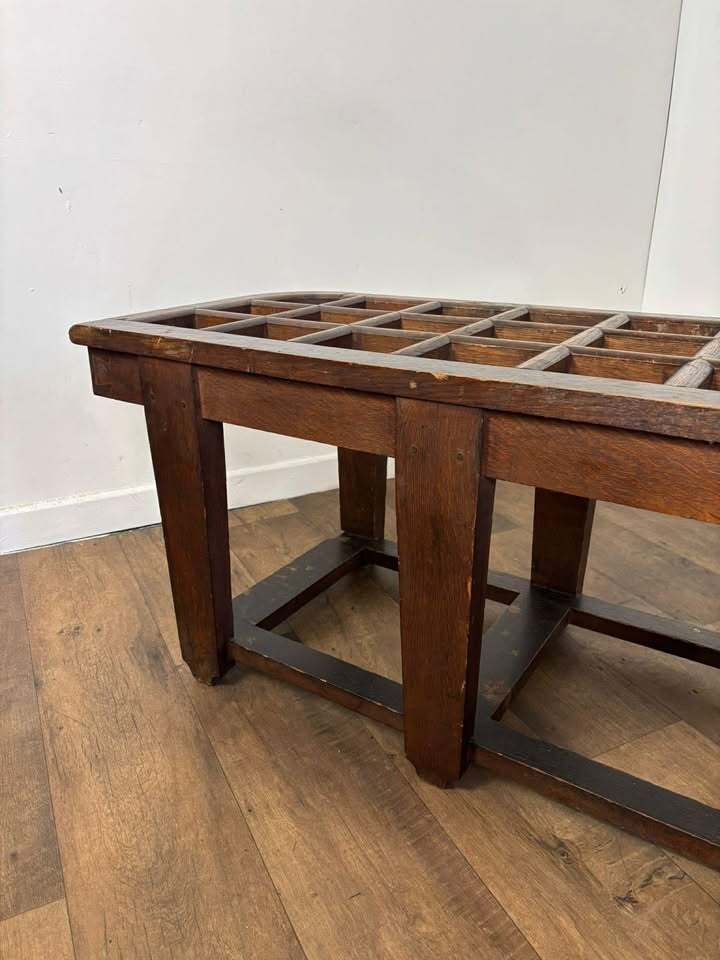 Edwardian Oak Luggage Stand photo buy