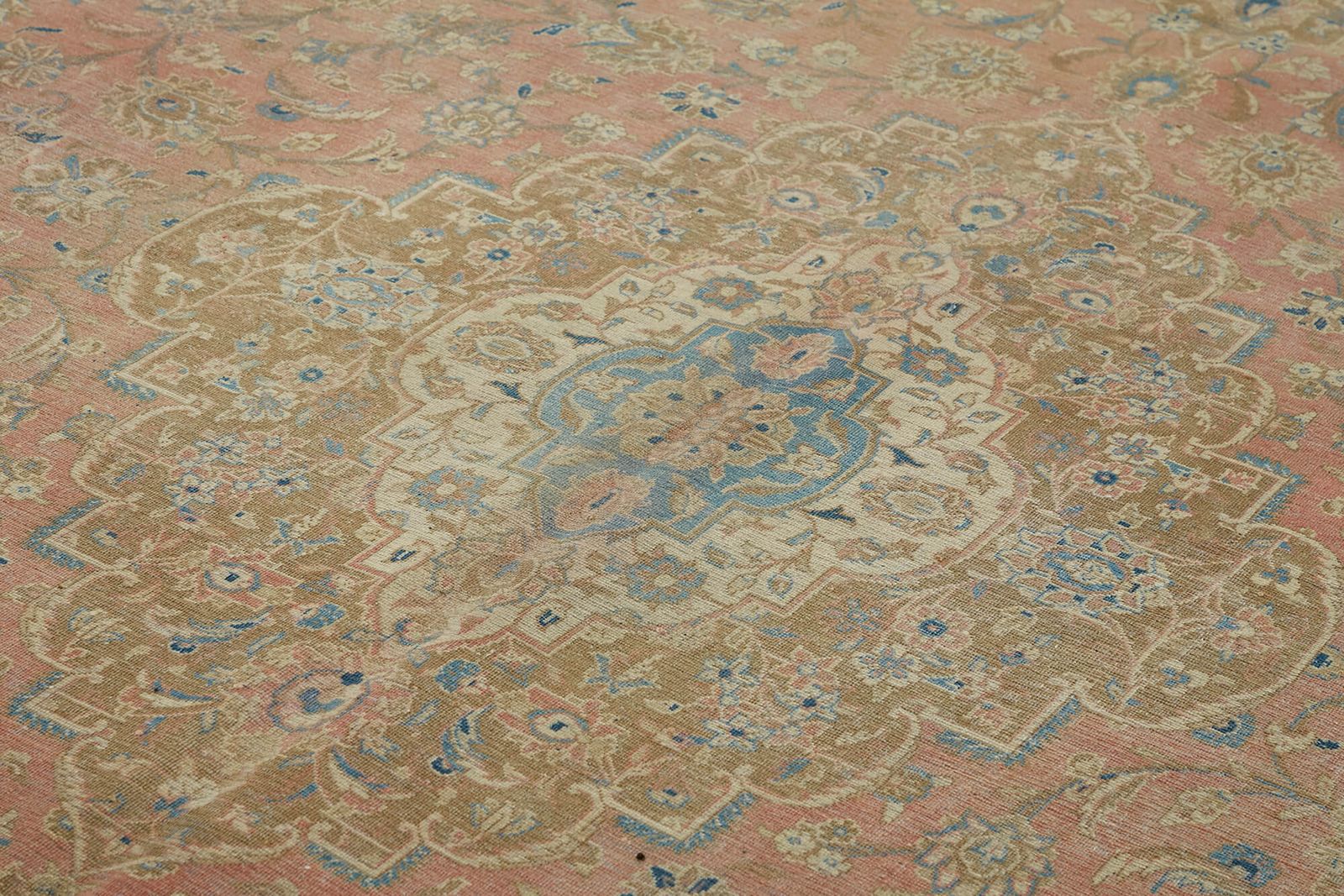 Grand tapis vintage beige 10x16 photo 3521.0