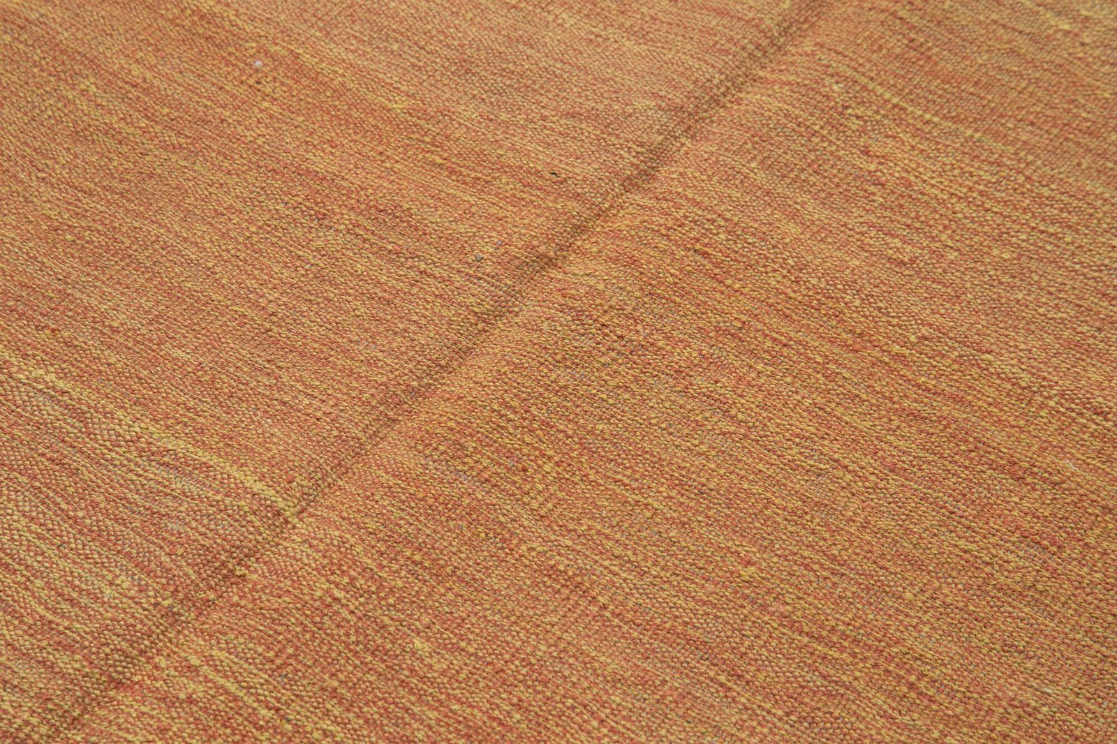 5x7 Orange Contemporary Kilim Rug photo 602.0