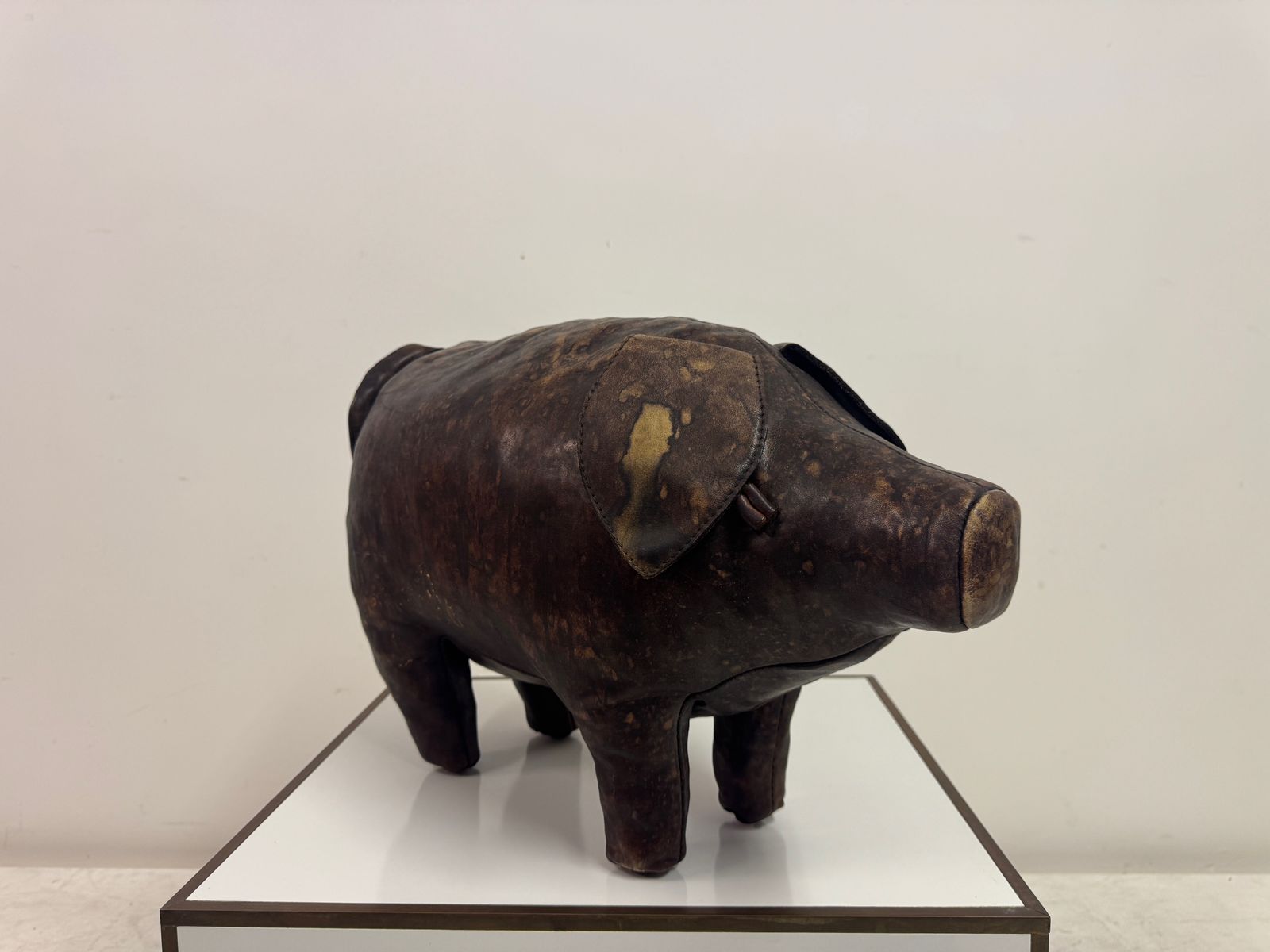 Vintage Leather Pig By Dimitri Omersa For Liberty And Abercrombie And Fitch photo Art