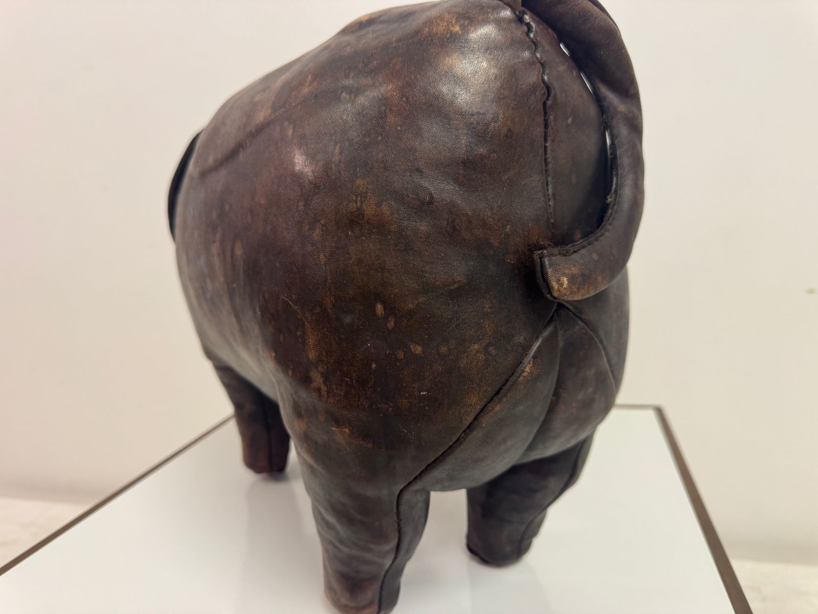 Art Vintage Leather Pig By Dimitri Omersa For Liberty And Abercrombie And Fitch photo