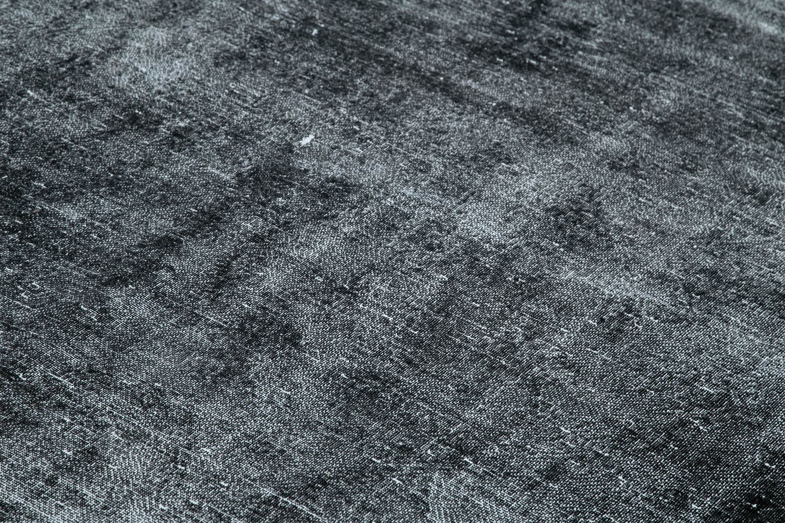 Grand tapis overdyed noir, 9x13 photo 2446.0