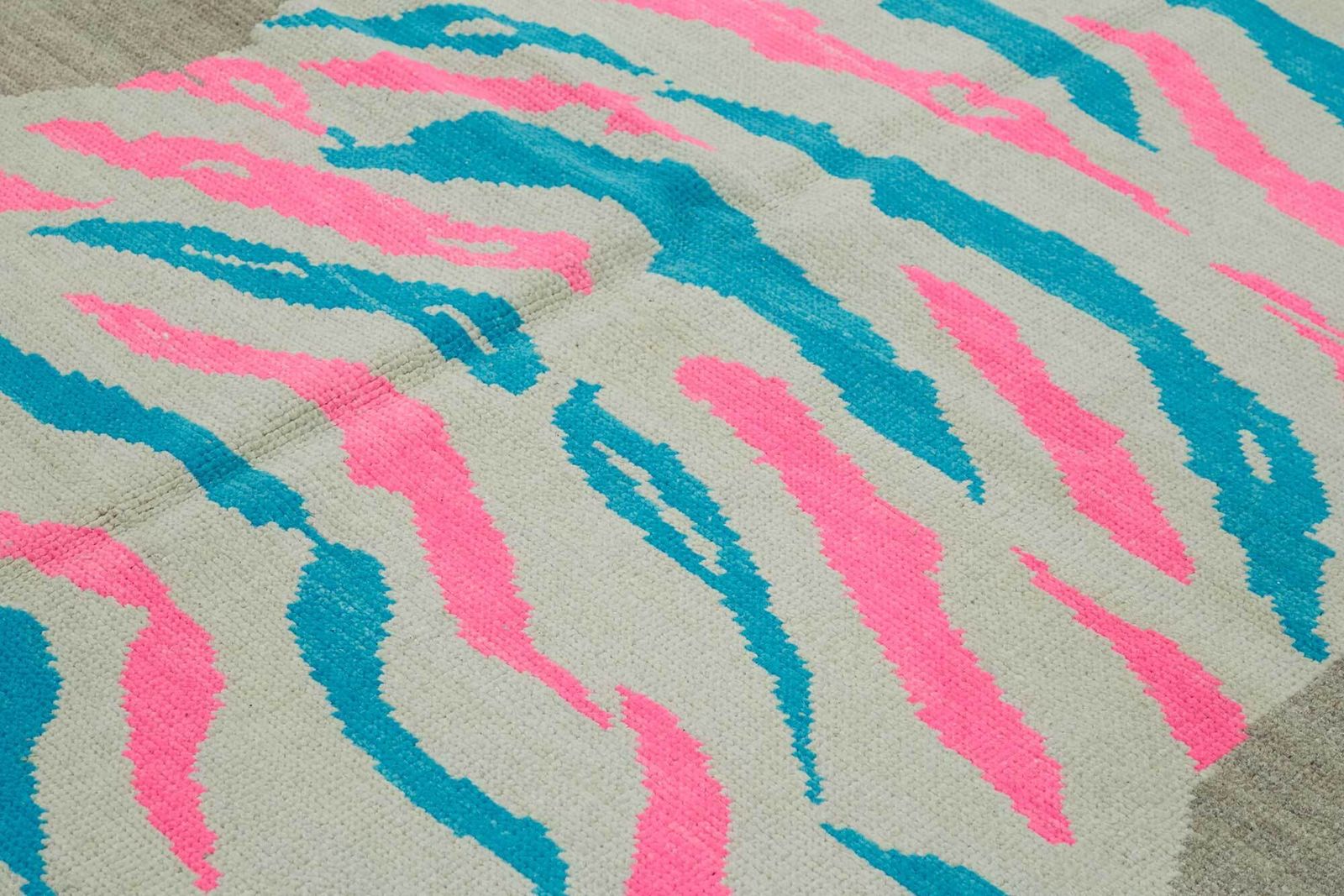 Tapis Oushak tigre noué à la main, 8x11 photo 3283.0