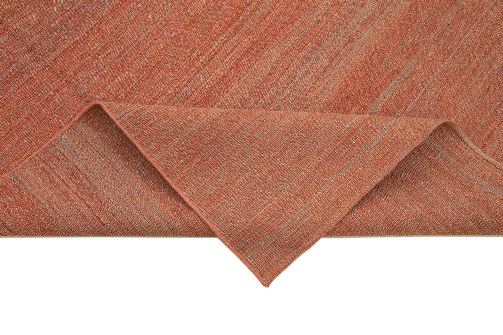 8x9 Rood Hedendaags Kilim Vloerkleed photo vinterior