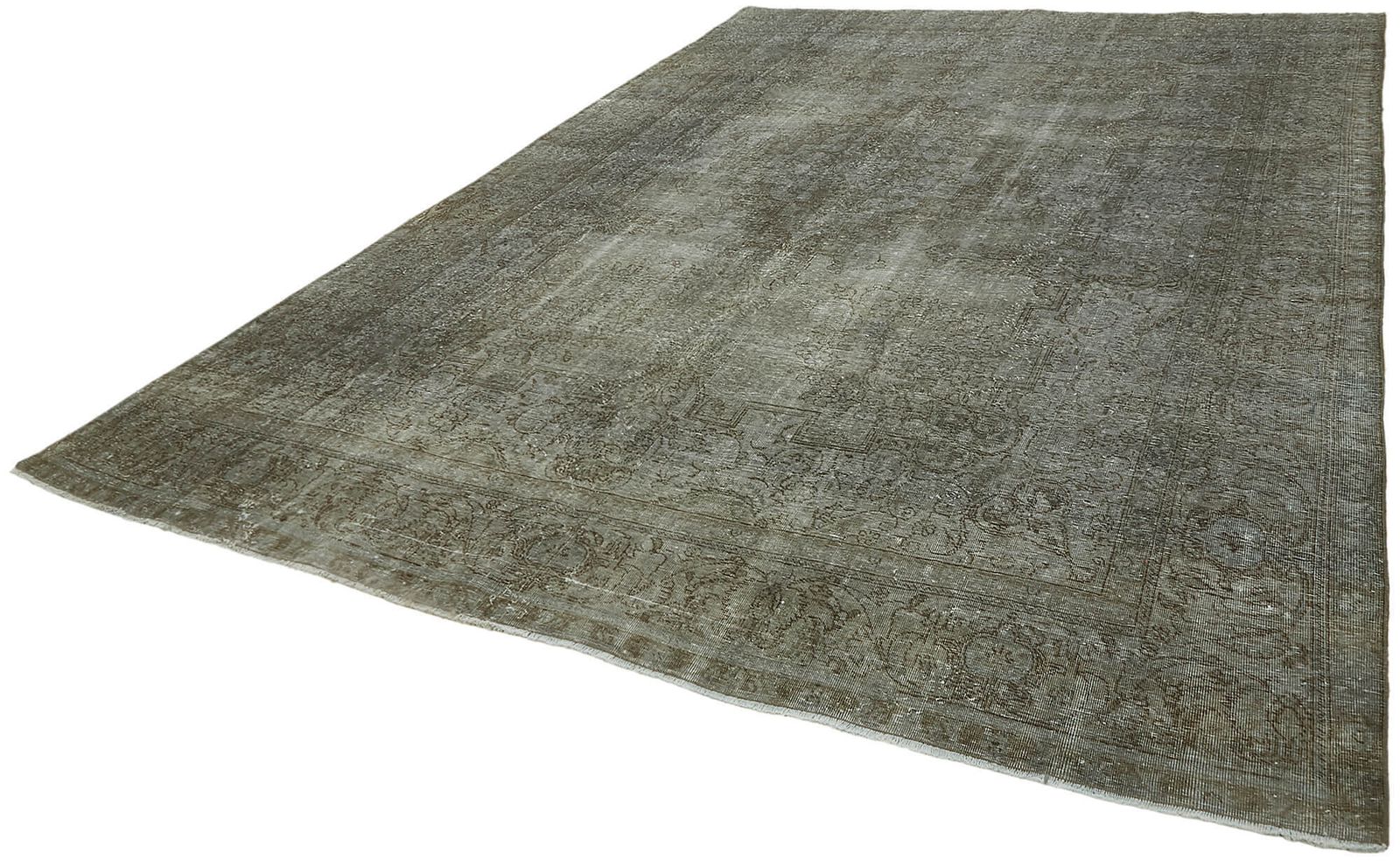 Grand tapis overdyed gris, 9x12 photo for sale
