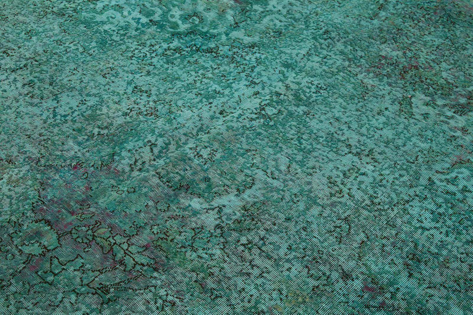 Grand tapis surdyé turquoise 8x10 photo 1852.0