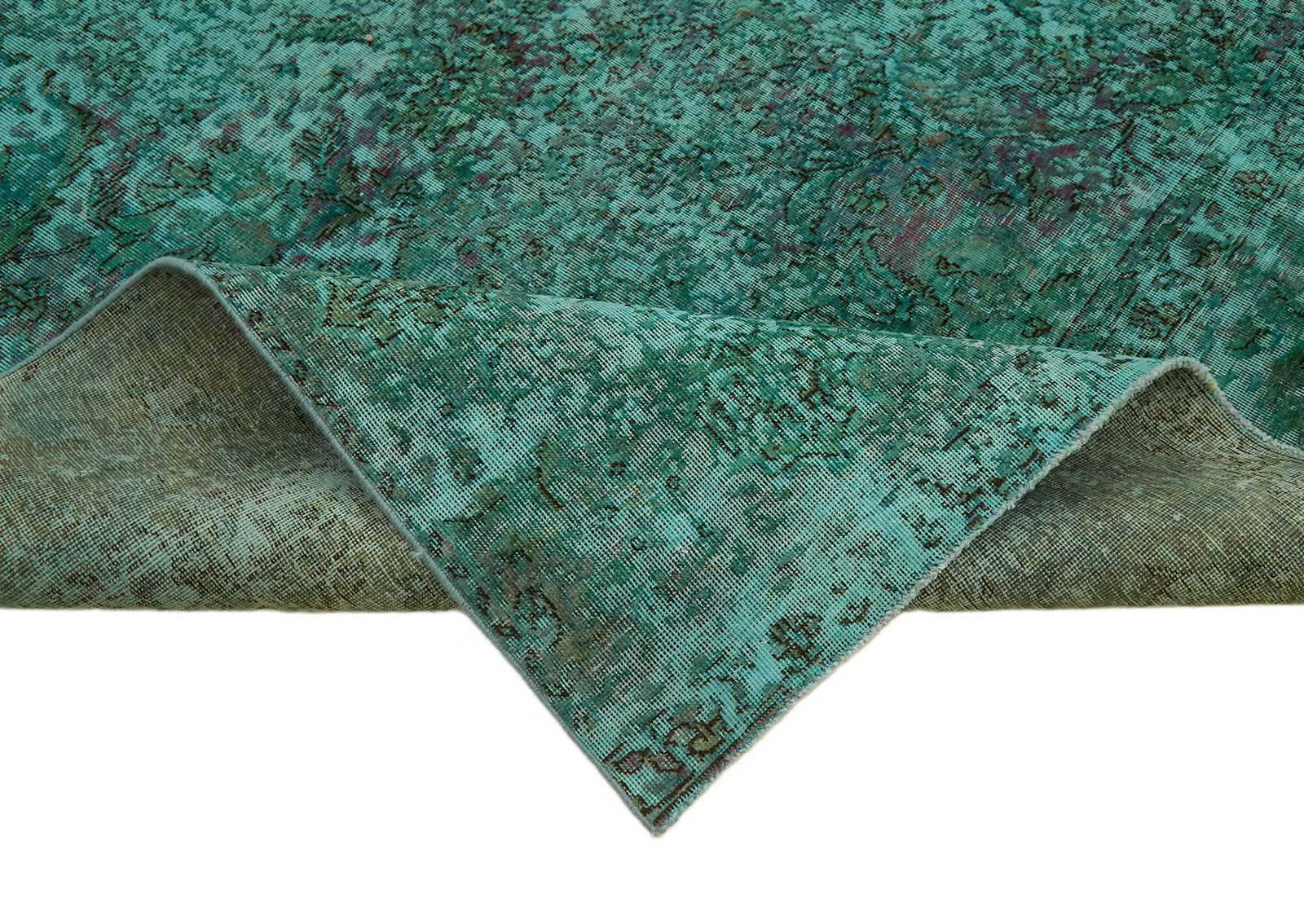 Grand tapis surdyé turquoise 8x10 photo vinterior