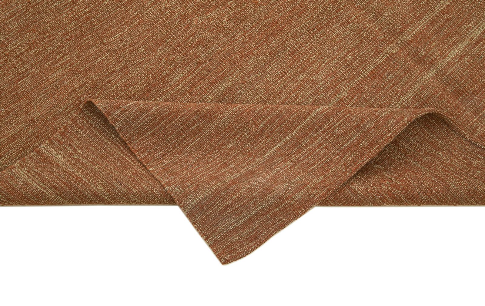 6x10 Oranje Eigentijds Kelim Vloerkleed photo vinterior