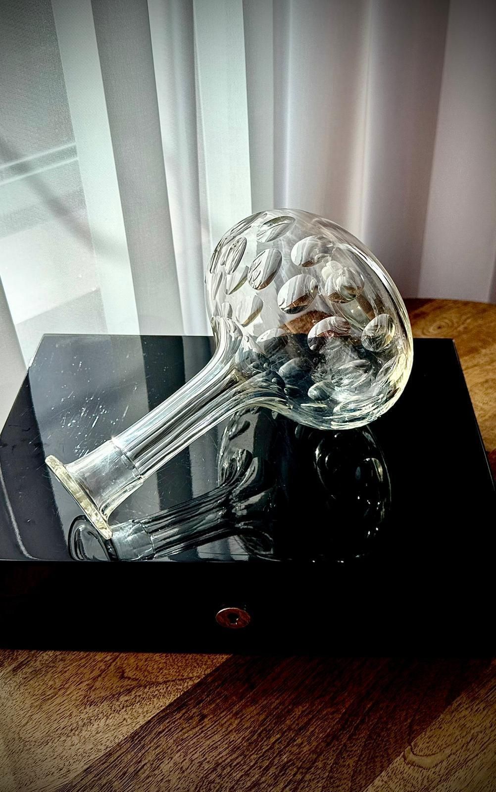 Victorian Shaft And Globe Glass Decanter, C.1880 photo Home Decor