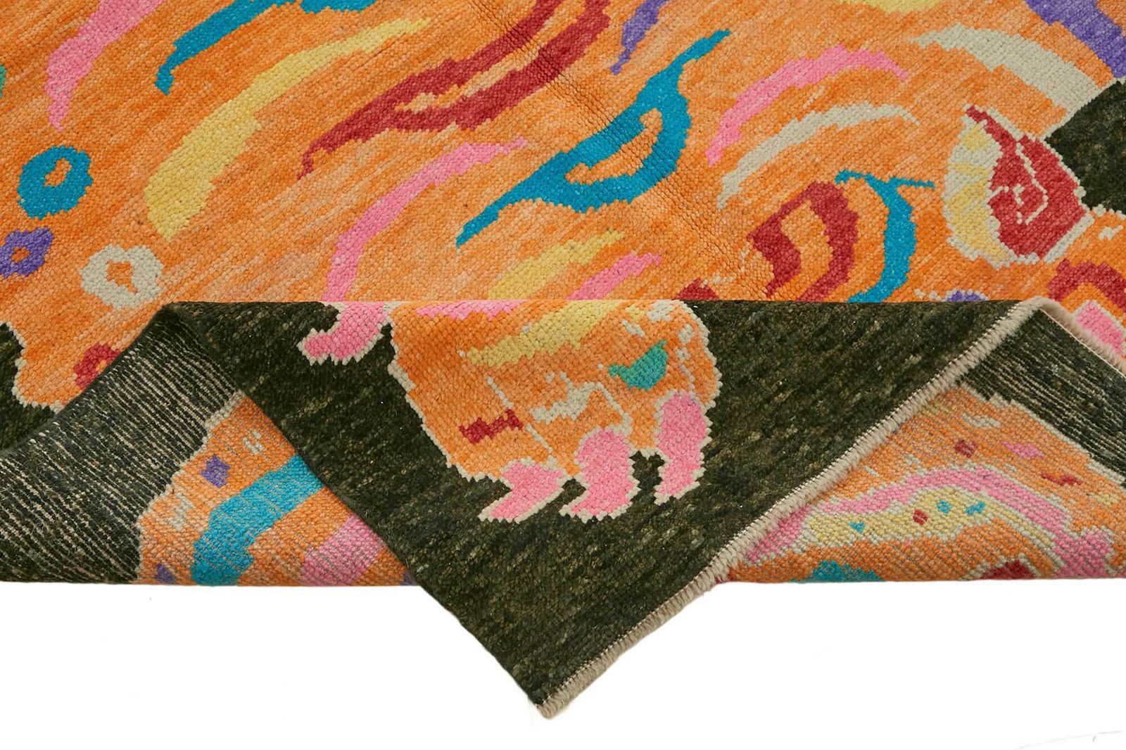 6x8 Hand Knotted Tiger Oushak Rug   46688 photo vinterior