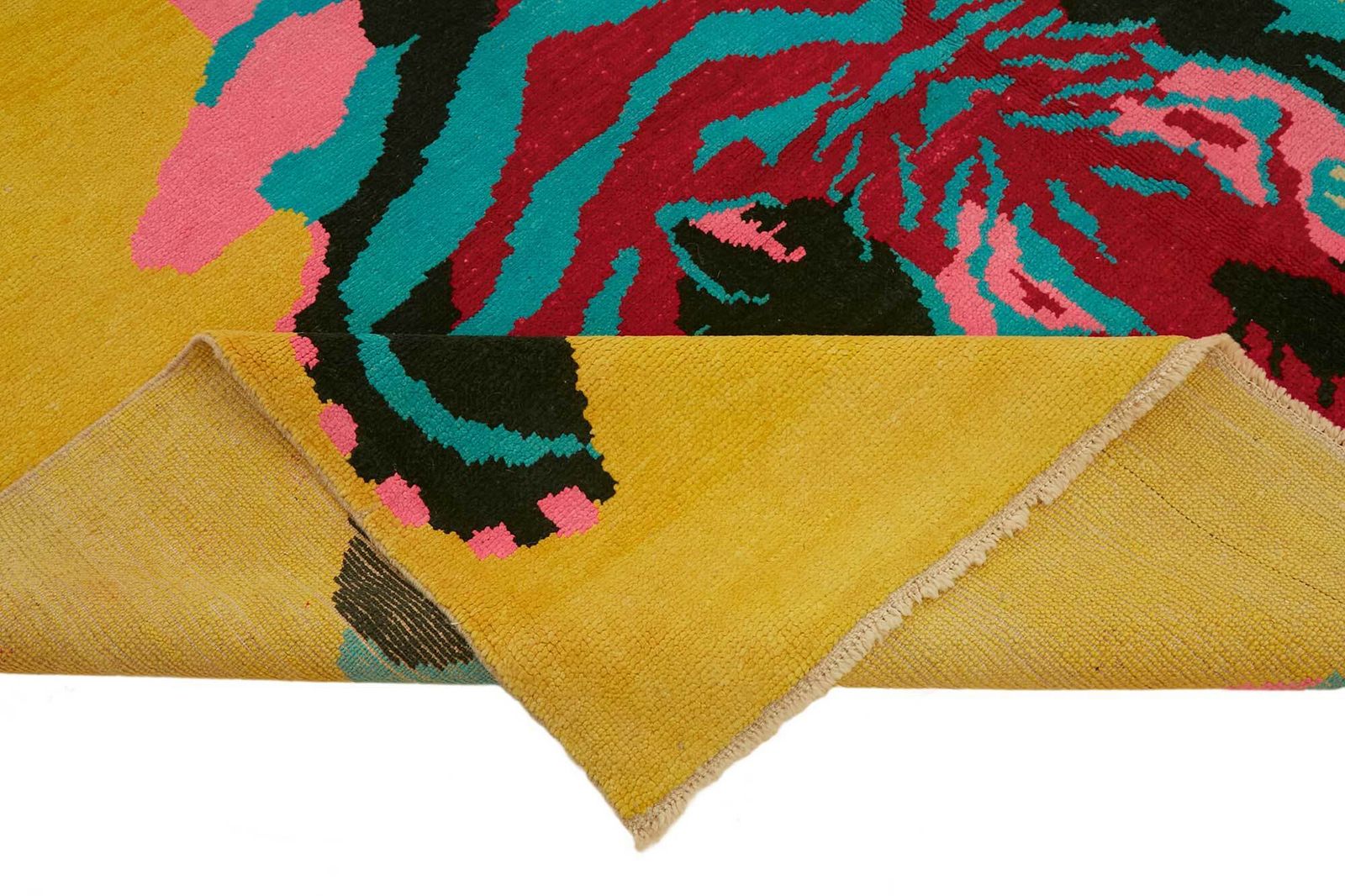Tapis Oushak Tiger noué main 8x12 photo vinterior