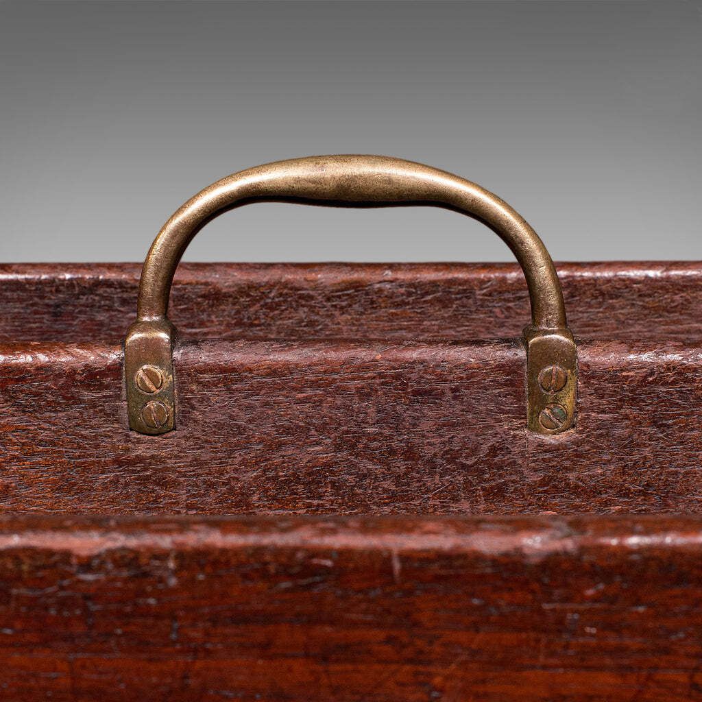 Antique Housemaid's Duty Carry, English, Work Box, Tray, Country House, Georgian photo buy