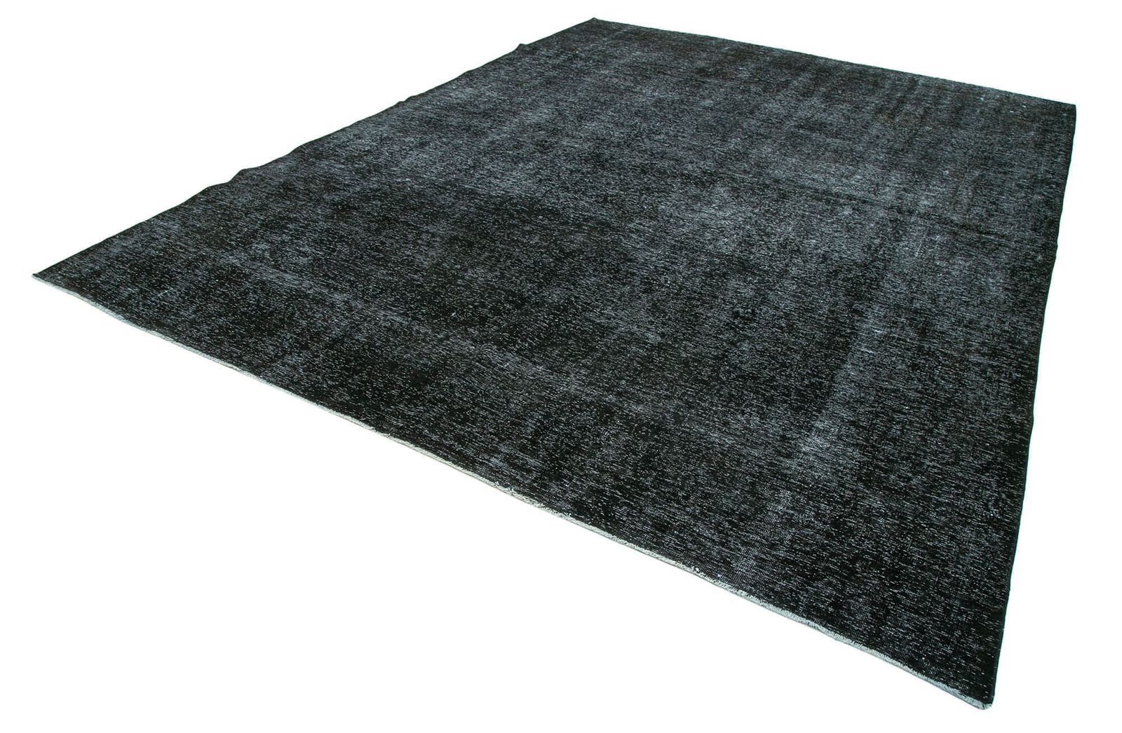 Grand tapis overdyed noir, 9x13 photo for sale