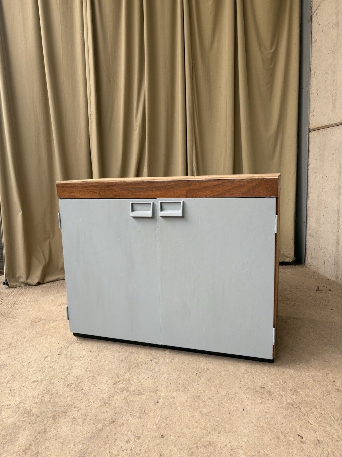 Vtg Mid Century Esa Esavian School Media Cabinet Sideboard Retro R1166 photo Furniture